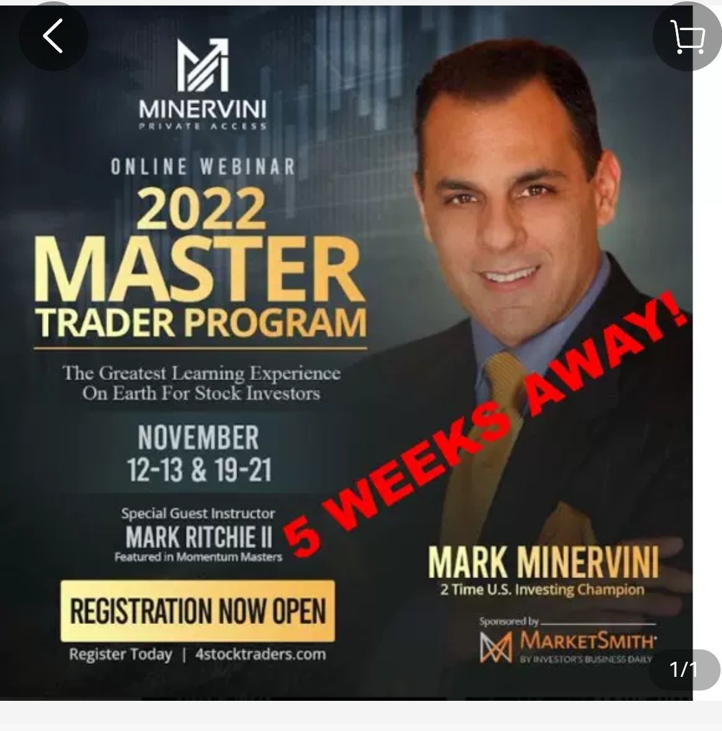 Mark Minervini Master Trader Program2022年视频人工智能高精翻