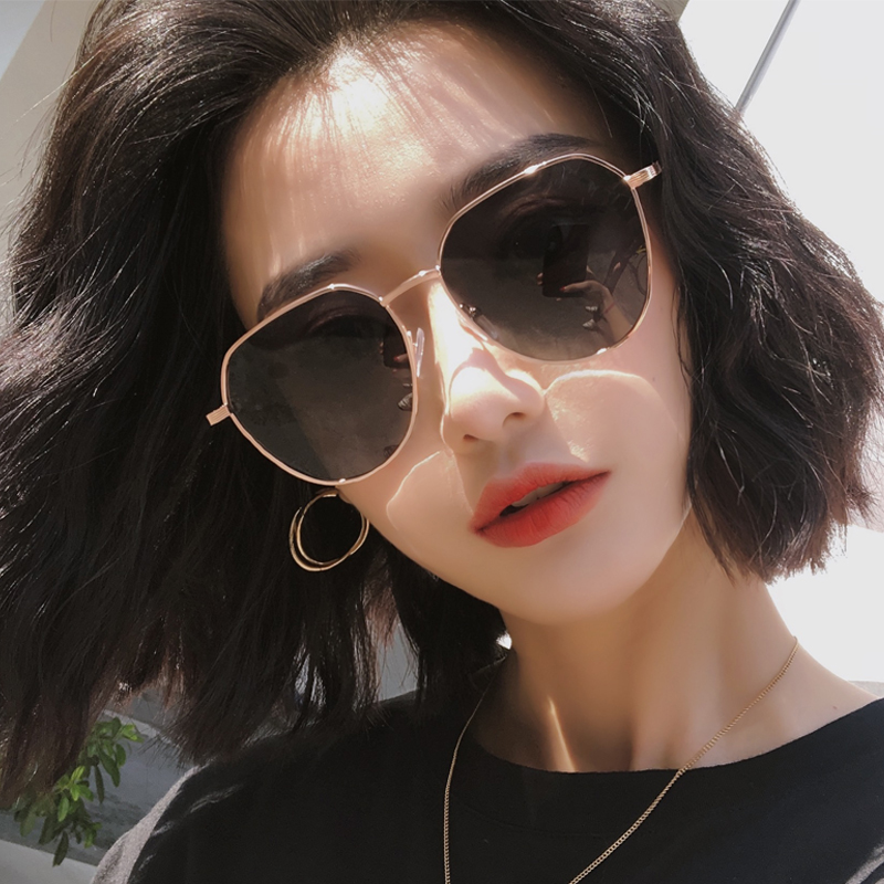 墨镜女夏防晒防紫外线大脸显瘦2022年新款偏光女士太阳眼镜韩版潮