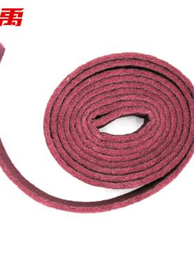 冰禹BYJZ-1286加厚百洁布含砂抛光除锈百洁布红色7厘米*(6米/卷)