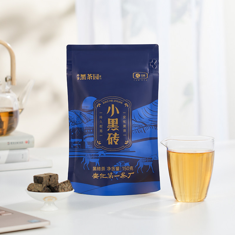 中茶茶叶 安化5年陈黑茶颗粒散茶小黑砖150g 中华老字号,茶,安化黑茶,淘宝优惠券,粉丝福利购,淘宝优惠卷