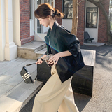 2025新款现货！！pu皮衣外套夹克131-7128P155K238，女装皮衣，象礼