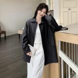 现货新品PU皮衣外套送包包131-7161P165K238，女装短外套，象礼