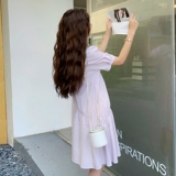 新款条纹衬衫连衣裙131-7322P135K198，女装连衣裙，象礼