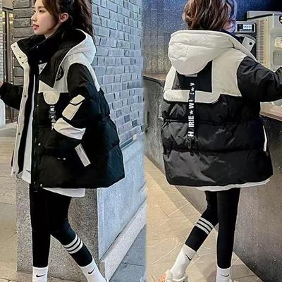 羽绒棉服女2025新款冬季厚时尚洋气中长款派克面包服棉衣棉袄外套