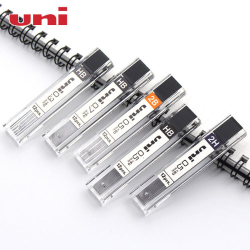 日本uni三菱UL-1405铅芯HB/2B/2H三菱活动铅笔芯0.3mm/0.5mm/0.7mm顺滑不易断芯自动铅笔铅芯 - 封面