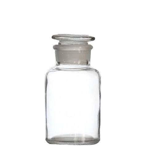 兰诗(LAUTEE)SY4054加厚玻璃广口瓶大口试剂瓶磨砂口玻璃药棉酒精
