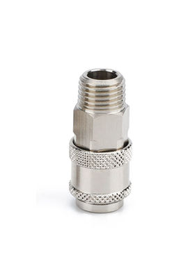 鑫官微型C式自锁接头TZS-SP06SF01SM1/8SHSK铜镀镍欧式迷你快速接