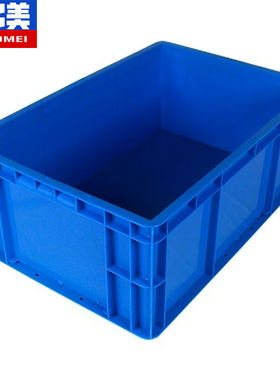 奕多美EU箱汽配周转箱塑料收纳零件盒加厚物流箱蓝色600*400*230m