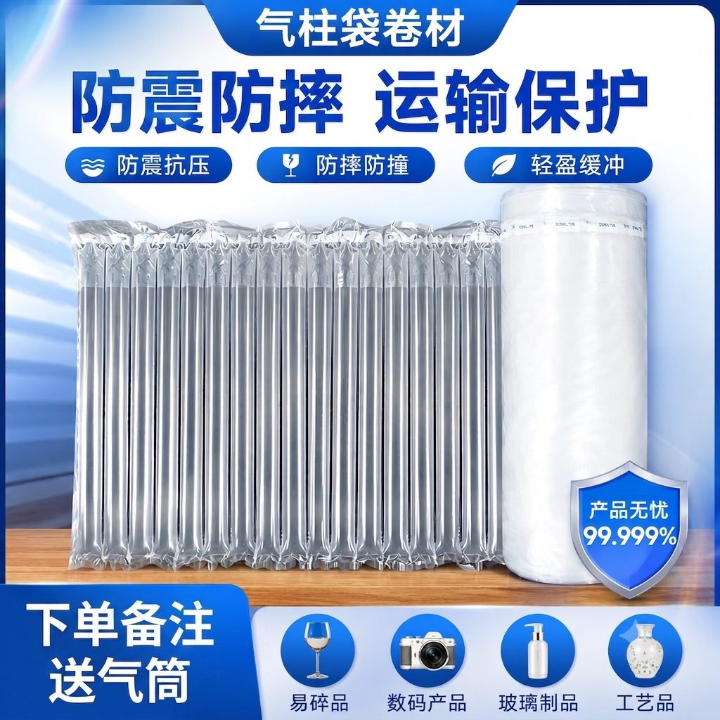 卷材气泡袋快递防震包装气柱