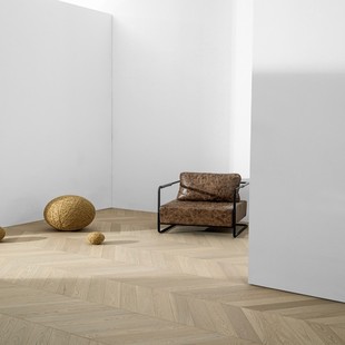 巴洛克系列GYG05 日式大宅浅米色 橡木木皮鱼骨拼 地暖适用地板
