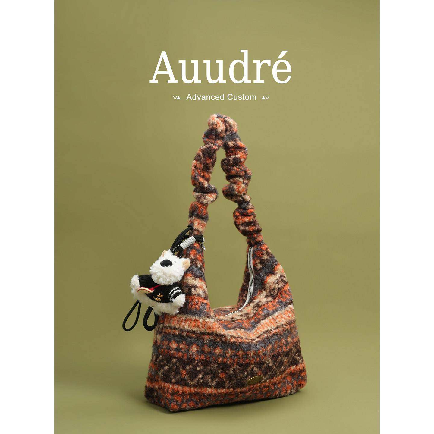 天锚国际原创设计毛呢褶皱单肩腋下包包女2026新款秋冬大容量通勤,箱包皮具/热销女包/男包,腋下包,淘宝优惠券,粉丝福利购,淘宝优惠卷