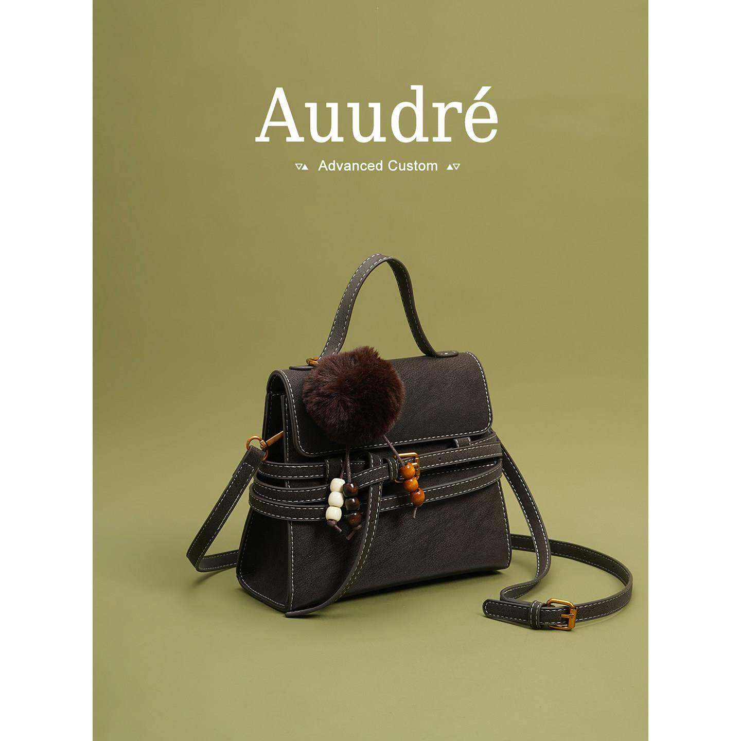 天锚国际高级质感复古手提包包女式2026新款秋冬百搭通勤斜挎小拎,箱包皮具/热销女包/男包,小方包,淘宝优惠券,粉丝福利购,淘宝优惠卷