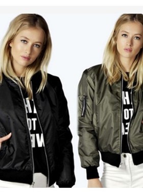 2018 Spring Autumn Women Thin Jacket Tops Bomber coat女外套