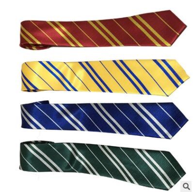 Harry Potter Necktie Wizard School Pinstripe Costume Tie