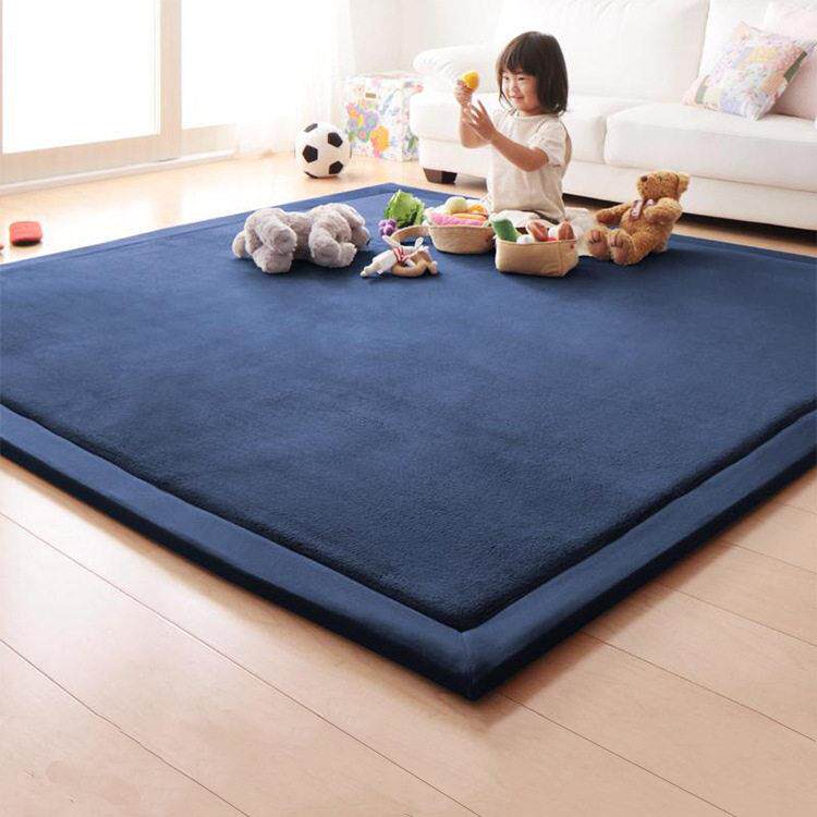 Rug home tatami living room floor carpet mat 纯色榻榻米地垫