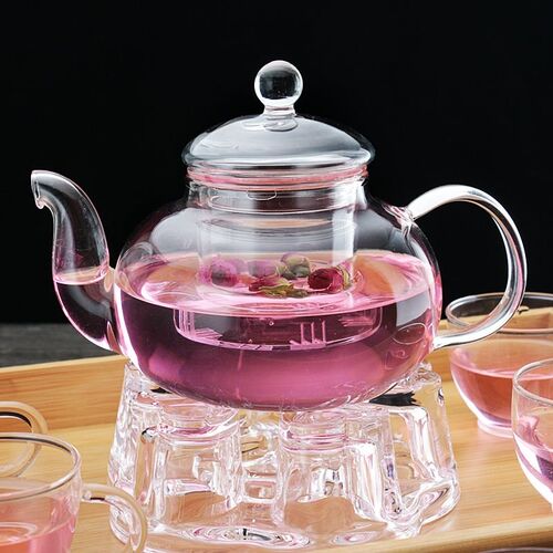 More of a complete set of heat-resistant glass teapot tea