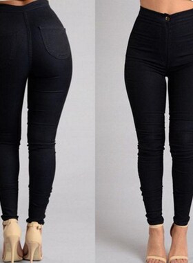 2018Fashion elastic jeans women leggings ladies jeans pants