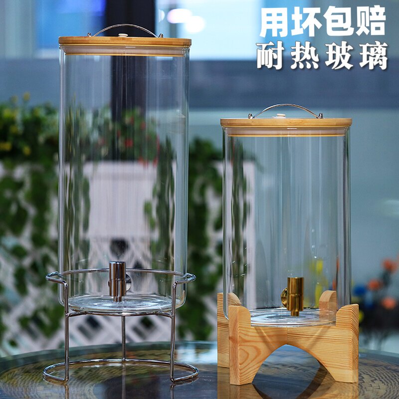 酵素桶甜品台带龙头果汁罐耐高温