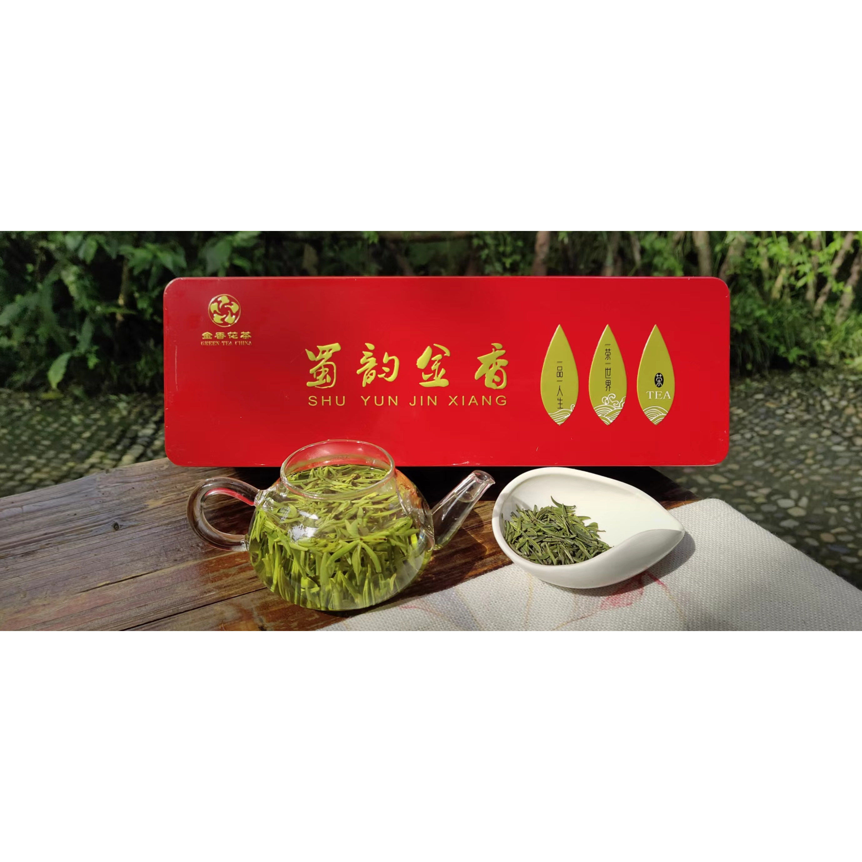 高山品味级竹叶青峨眉山绿茶雀舌特色产区绿茶