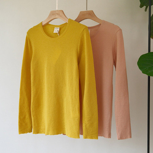 inLESS丨BY BASICS 4002 shirt r-neck l/s 羊毛长袖上衣