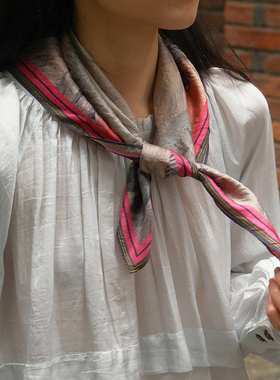 inLESS丨RUNAWAY BICYCLE EDDY PRINTED SCARF 印花围巾丝巾
