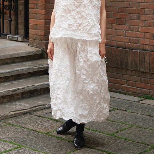 inLESS丨Manuelle Guibal 7003 Jupe CRINKORA  褶皱半身裙女