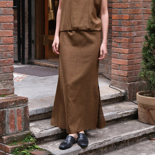 【SALE】Gabriela coll garments SUMMER WOOL 羊毛真丝半裙