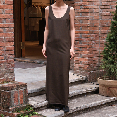 inLESS | Gabriela coll garmentsWOOL SLIP DRESS羊毛真丝连衣裙