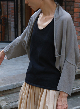 inLESS丨EVAM EVA cotton bolero 棉尼短款外套女