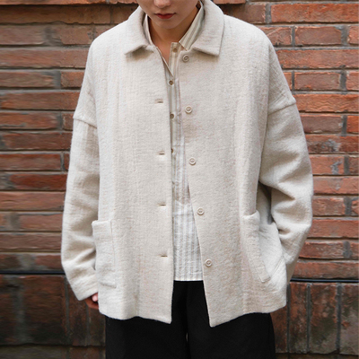 inLESS丨Apuntob P1882/TS909 亚麻羊毛夹克