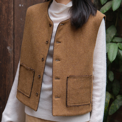 inLESS丨与玊 羊毛双面马甲