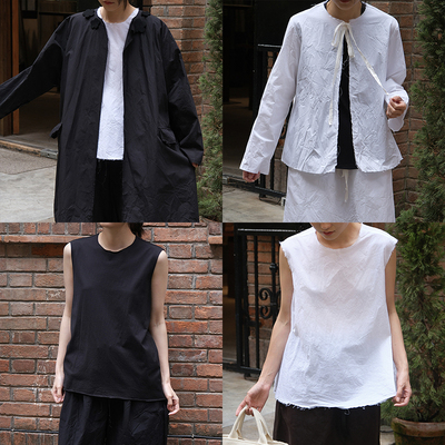 SCHA【7折合集】1896 单扣宽松花朵衬衫外套女 不退不换