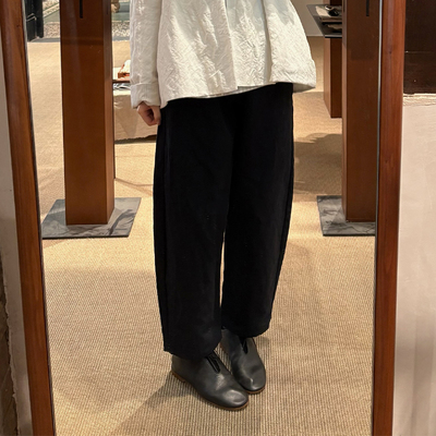 inLESS丨Apuntob P540/TS937 棉亚麻茧型长裤