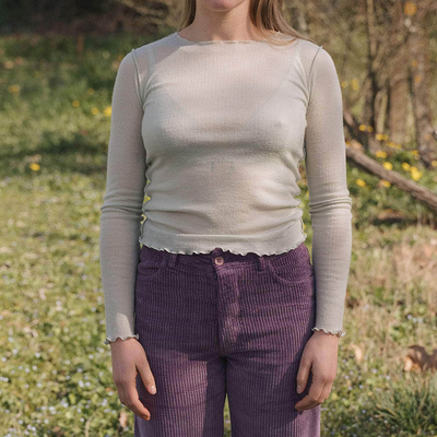 inLESS | Baserange KENRU LONG SLEEVE TEE 羊毛长袖T恤女