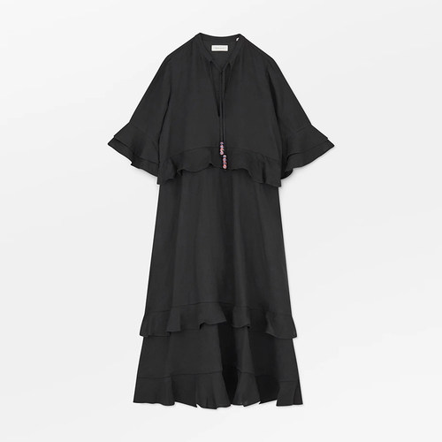 inLESS | Skall Studio Frigga dress 五分袖亚麻连衣裙女