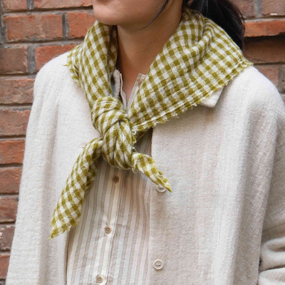 inLESS | Apuntob P1909/TS933 羊绒格纹围巾