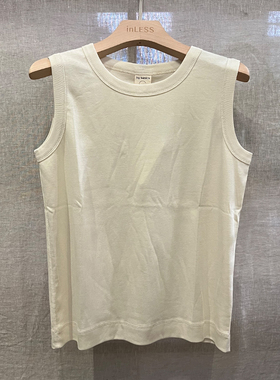 inLESS丨BY BASICS 2304 boxy top (with logo print) 纯棉上衣