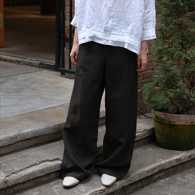 【SALE】HANNOH WESSEL S25110-2 款式休闲直筒长裤女休闲裤