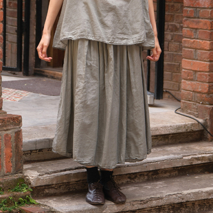 Album SKIRT DOUBLE TL纯棉半裙 Famiglia inLESS