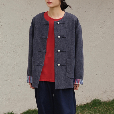inLESS｜Sejour Vol.08 羊毛牛仔盘扣夹克