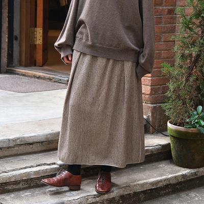 inLESS丨BOBOUTIC COMPLETION 羊毛羊绒半身裙女