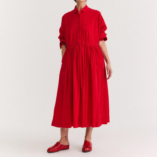 inLESS丨Casey Casey STEPHANIE DRESS 纯棉长袖连衣裙女