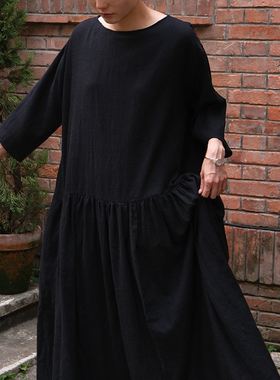 inLESS丨Apuntob P1766/TS896 羊毛连衣裙黑色长裙女