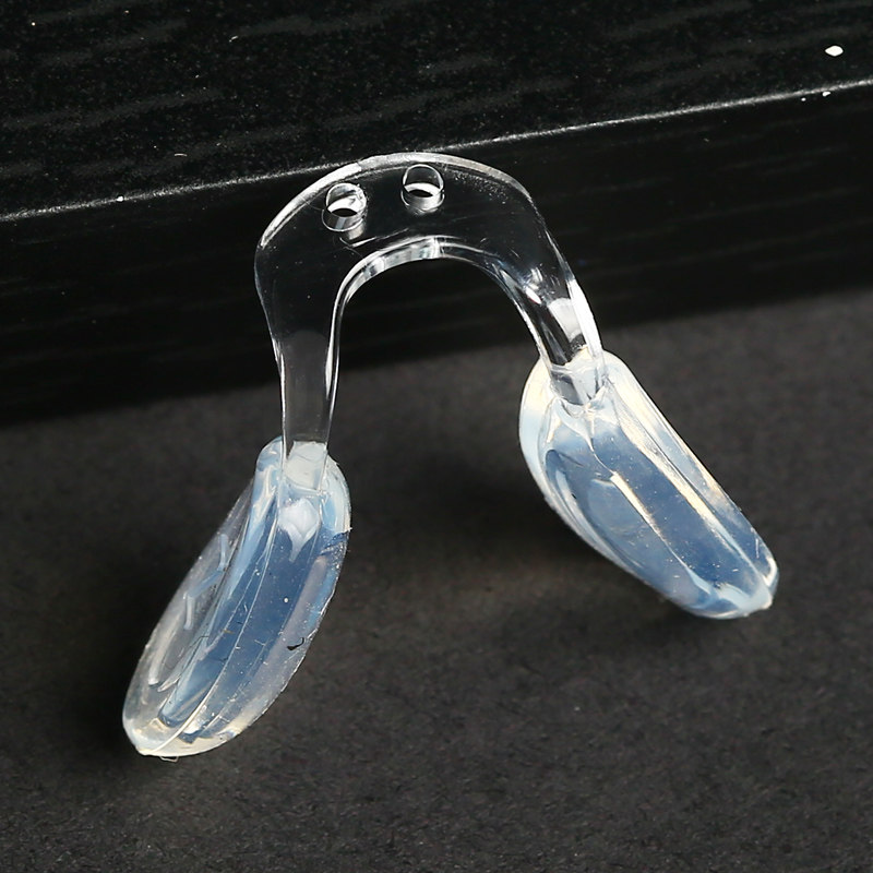 李白同款加厚硅胶马鞍鼻托双孔插芯鼻托番茄马鞍鼻托一体硅胶鼻托