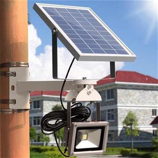 {太阳能灯抱箍支架投光灯路灯杆电线杆安装支架