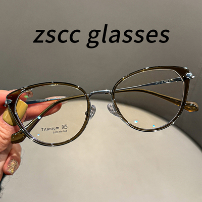 时髦感摩登猫眼眼镜女