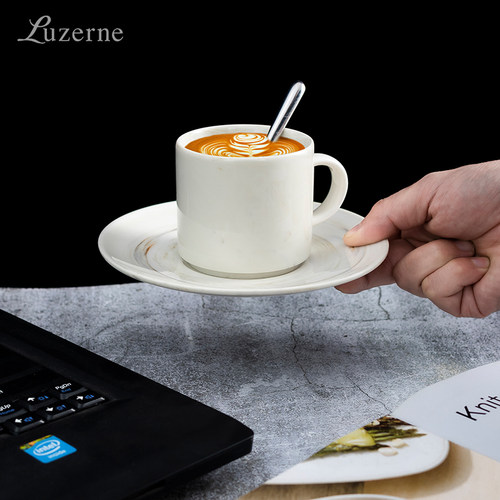 luzerne陆升新骨瓷云纹石咖啡杯