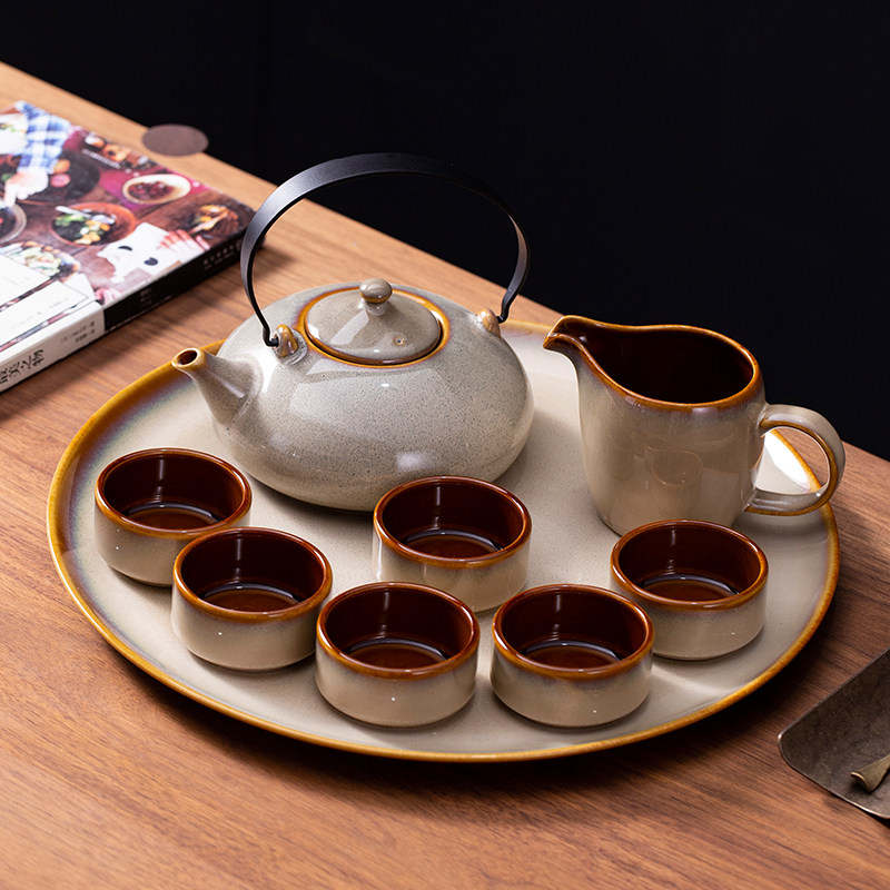 中式窑变釉陶瓷luzerne新骨瓷