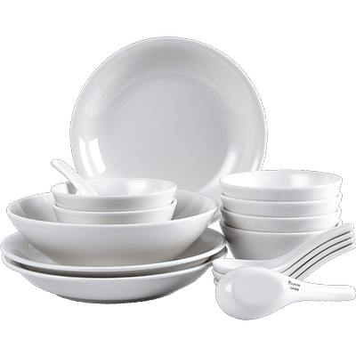 luzerne陆升中式餐具纯白简约