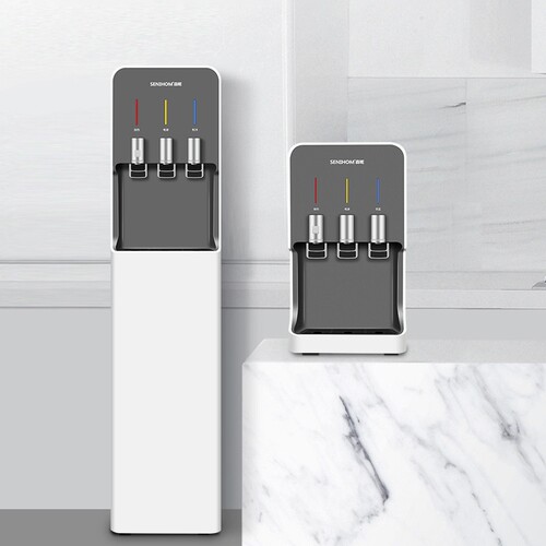 商用立式净水器直饮加热一体机加